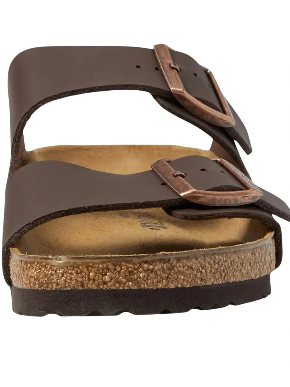 NWT Birkenstock Arizona Birko-Flor Brown Unisex Size 44 R US M 11-11.5 | US W 13